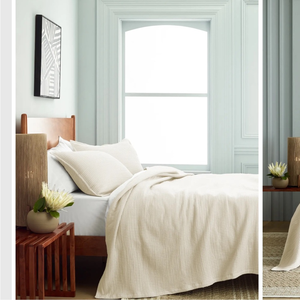 Quince Organic Cotton Coverlet Blanket